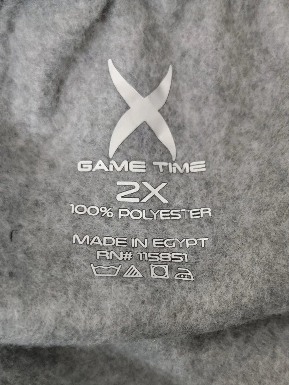 Game Time Men's Gray Athletic Joggers Size 2X